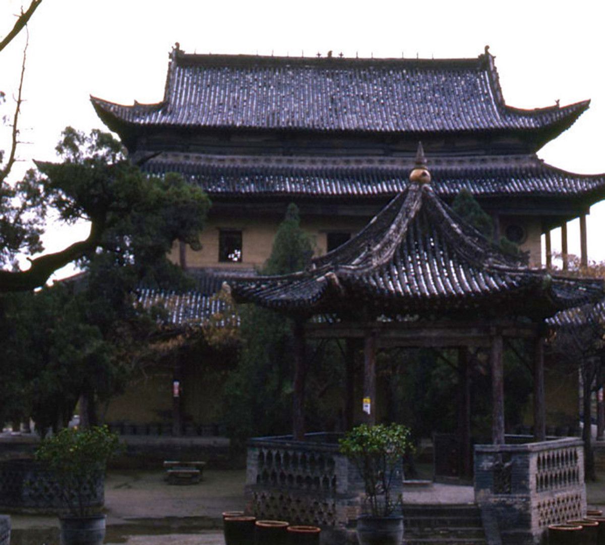 老照片:1987年的山西临汾,"卧牛城"的古迹旧影_高清图集_新浪网