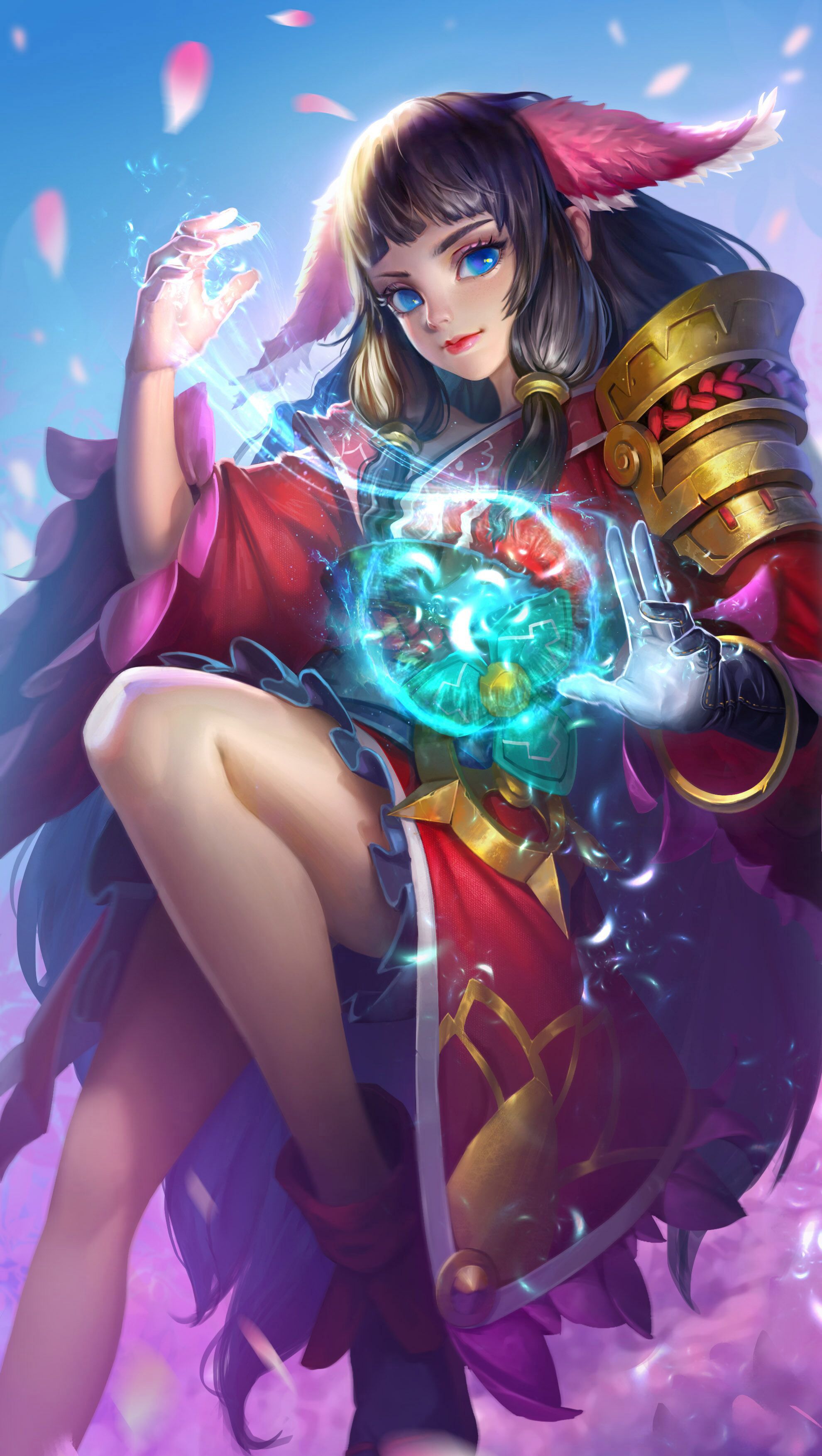 一组高质量人物插画作品造型相当漂亮画技出众很有欣赏价值