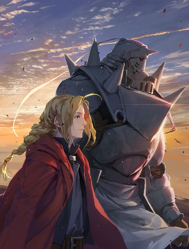 画师笔下的《钢炼》:姚麟和格利德相爱相杀,爱德华也很帅气