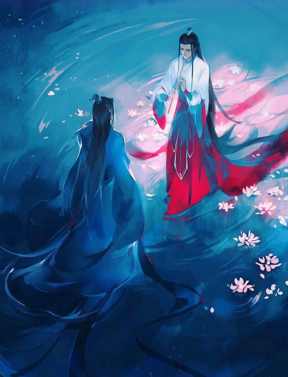 唯美古风壁纸 | 日色欲尽花含烟,月明欲素愁不眠|日色|雨霖铃|赵瑟初_新浪新闻