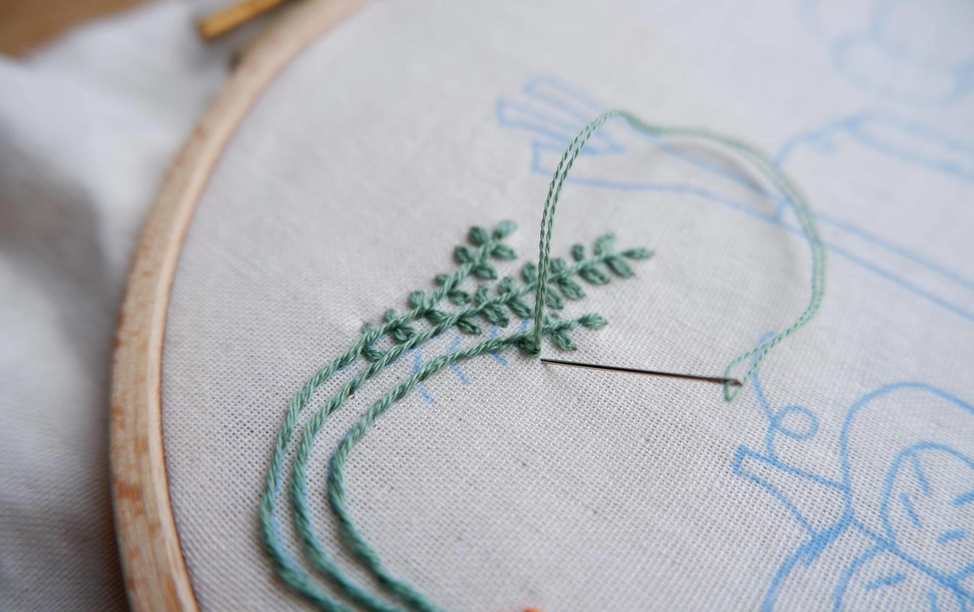 可盐可甜的水果小刺绣,橘色的c位担当——胡萝卜小刺绣教程