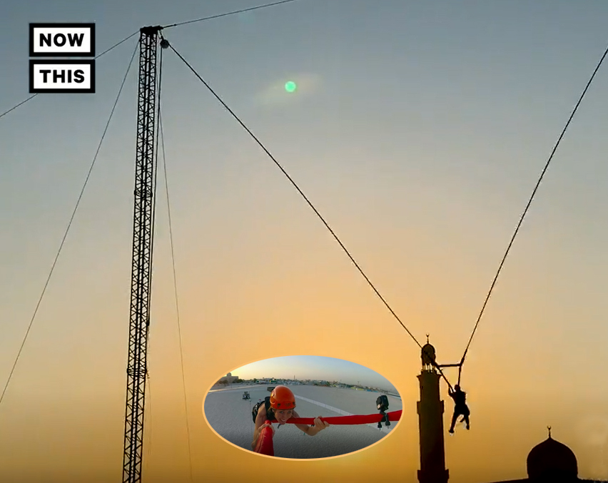 2019年旅游娱乐新宠人体弹弓--源自迪拜(极速部落发布)