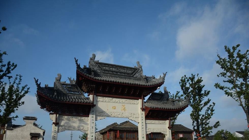 东汉孝子丁兰故里荡口古镇,地处三市交界,在这里感受岁月静好