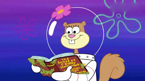 珊迪也是拼了,竟然要吃垃圾