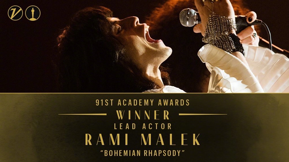 拉米·马雷克 rami malek凭借《波西米亚狂想曲》获得奥斯卡影帝