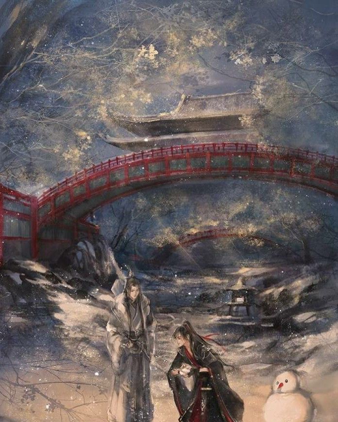 魔道祖师动漫古风壁纸,黄泉碧落,我不负你!_高清图集_新浪网