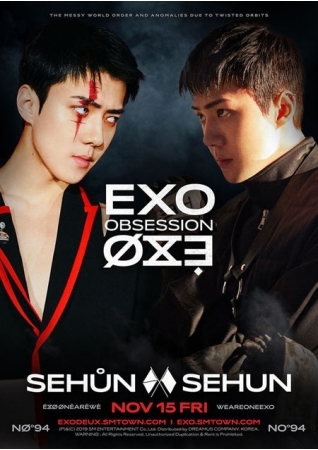 EXO吴世勋公开了新专辑《OBSESSION》形象 新专辑集结豪华人气制作阵容