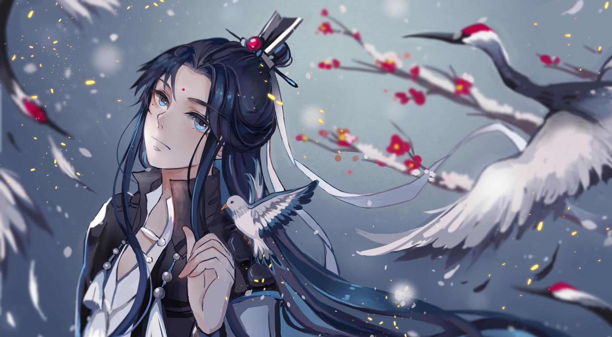 超妖孽的古风动漫美男子,我若在你心上,情敌三千又何妨!