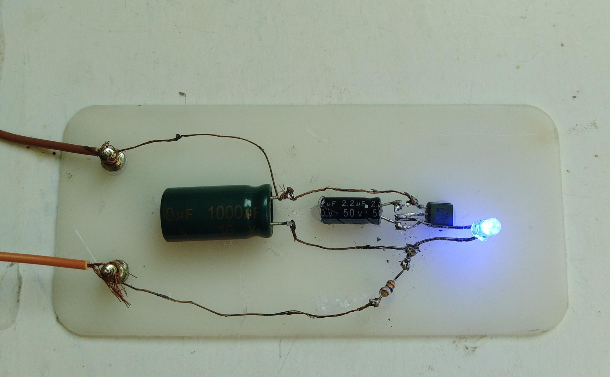 自制简单led闪烁灯