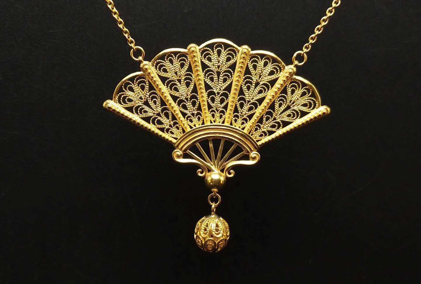 非物质文化遗产花丝 镶嵌 搂胎 锤揲 錾刻 修金工艺高清大图赏析