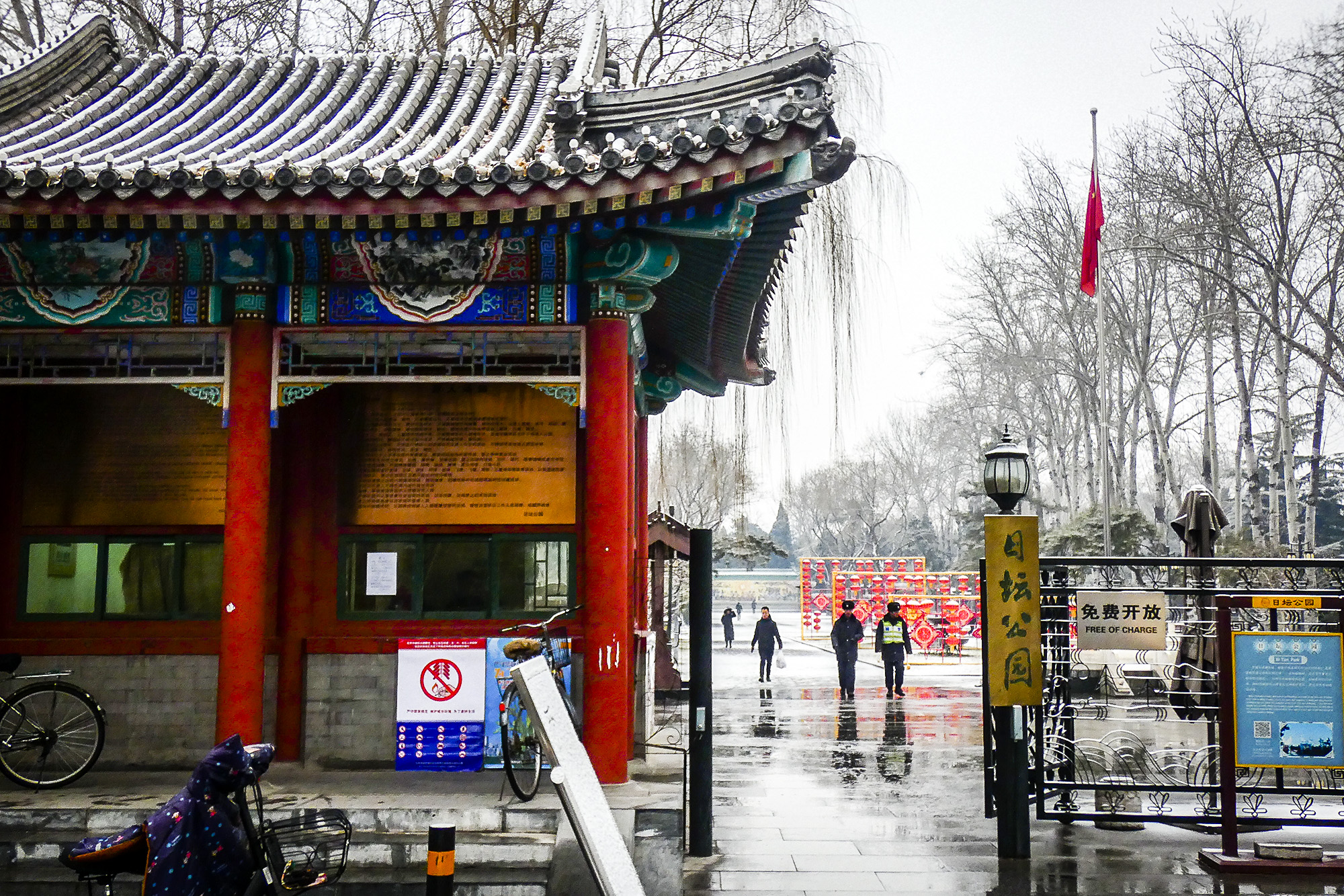 日坛公园雪景(一)