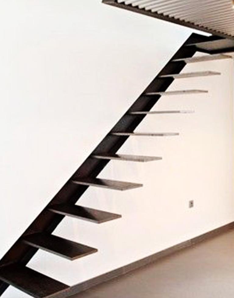 悬浮式楼梯是这样做出来的,是不是比现浇楼梯容易多了