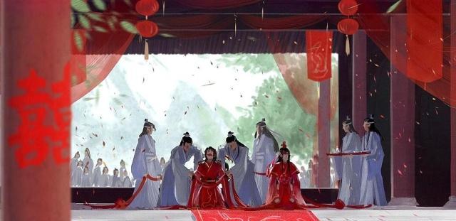 魔道祖师忘羡拜堂最后一拜是在什么时候原来第一季已经出现了