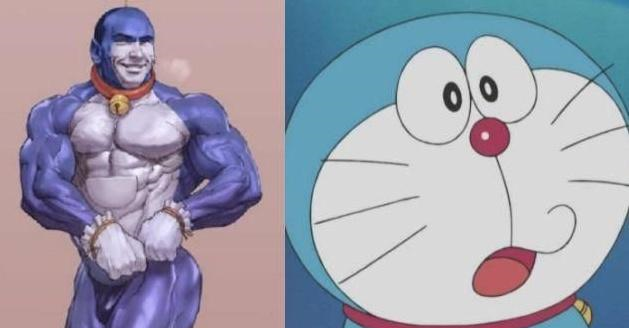 当《哆啦a梦》角色长大后,胖虎被女性化,静香成为微胖女神