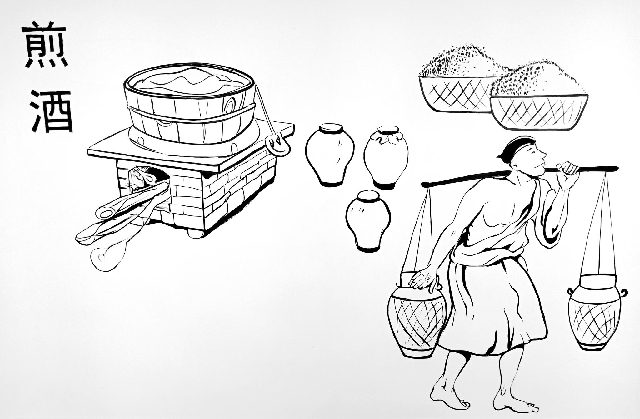 让我告诉你传统江南好咾黄酒的制作工艺流程是这样的