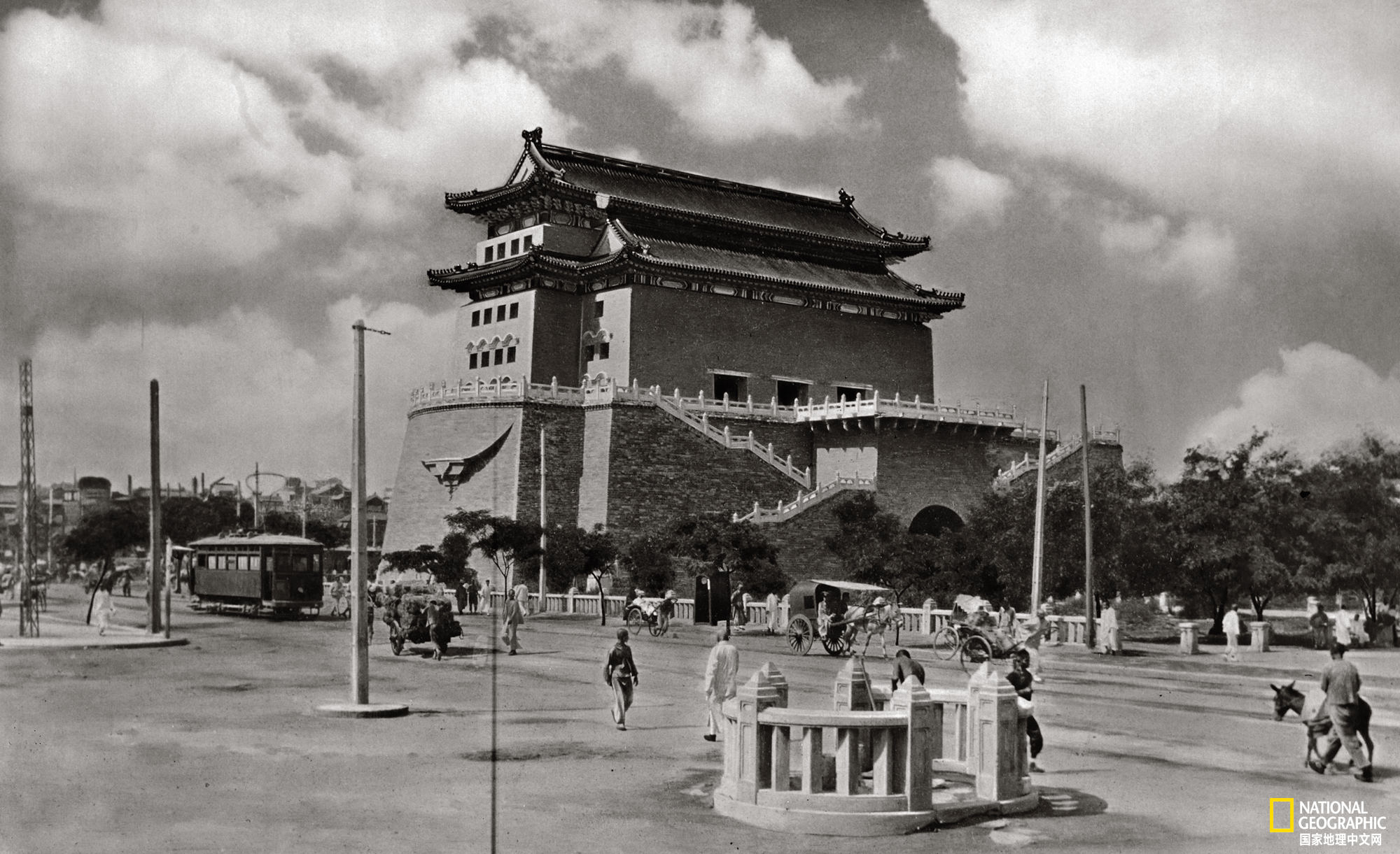 国家地理镜头中的民国|拔河|旌表|手推车|箭楼|节妇_新浪新闻