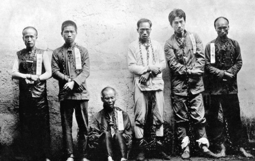 晚清人物老照片,图3真实的强盗,图5詹天佑修铁路时