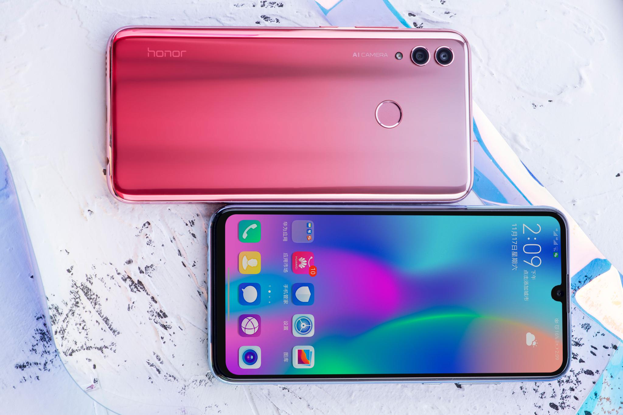 荣耀10青春版渐变红好看的不行__财经头条