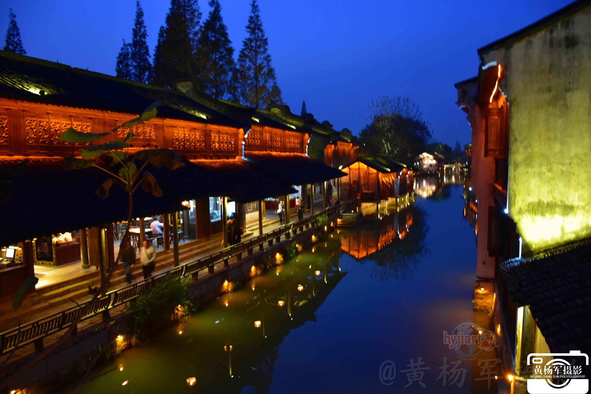 梦里水乡桐乡乌镇的醉人夜色【原创摄影】