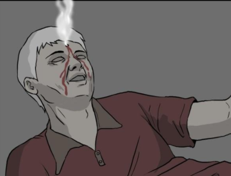 搞笑漫画破案三郎枪决奄奄一息的受害人不要剧透!