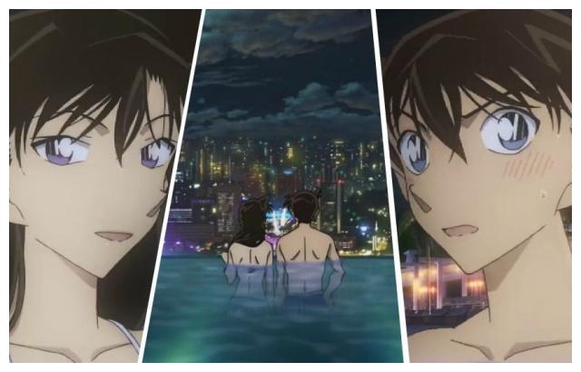 柯南绀青之拳小说曝光基德确定假扮新一与小兰甜蜜共浴