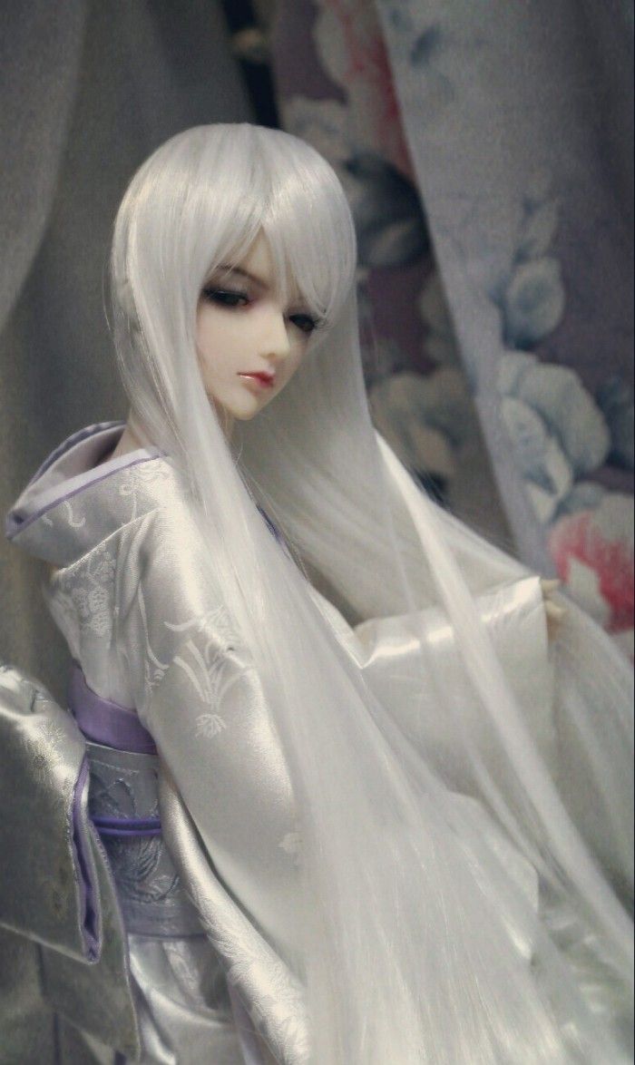 bjd娃娃美图:白发银丝等君归,只缘感君一回顾,使我思君朝与暮