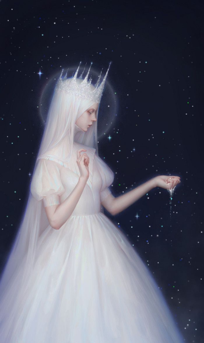 人物插画|绘师bain作品:画中少女栩栩如生,有一种说不出的柔美