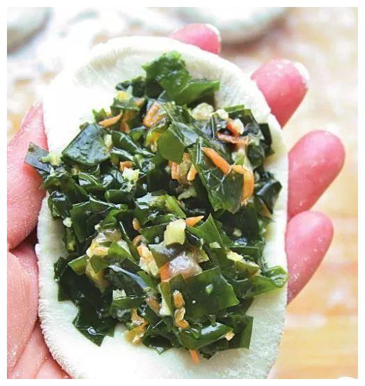 海菜包这样调馅儿,香到流口水,学会都能去开包子铺啦