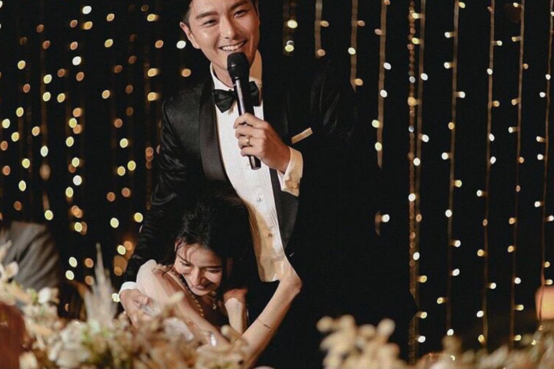 萧正楠黄翠如巴厘岛大婚浪漫高甜羡煞旁人