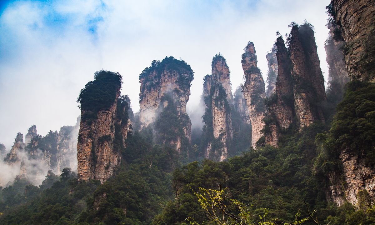 风光摄影:大美震撼的张家界_高清图集_新浪网