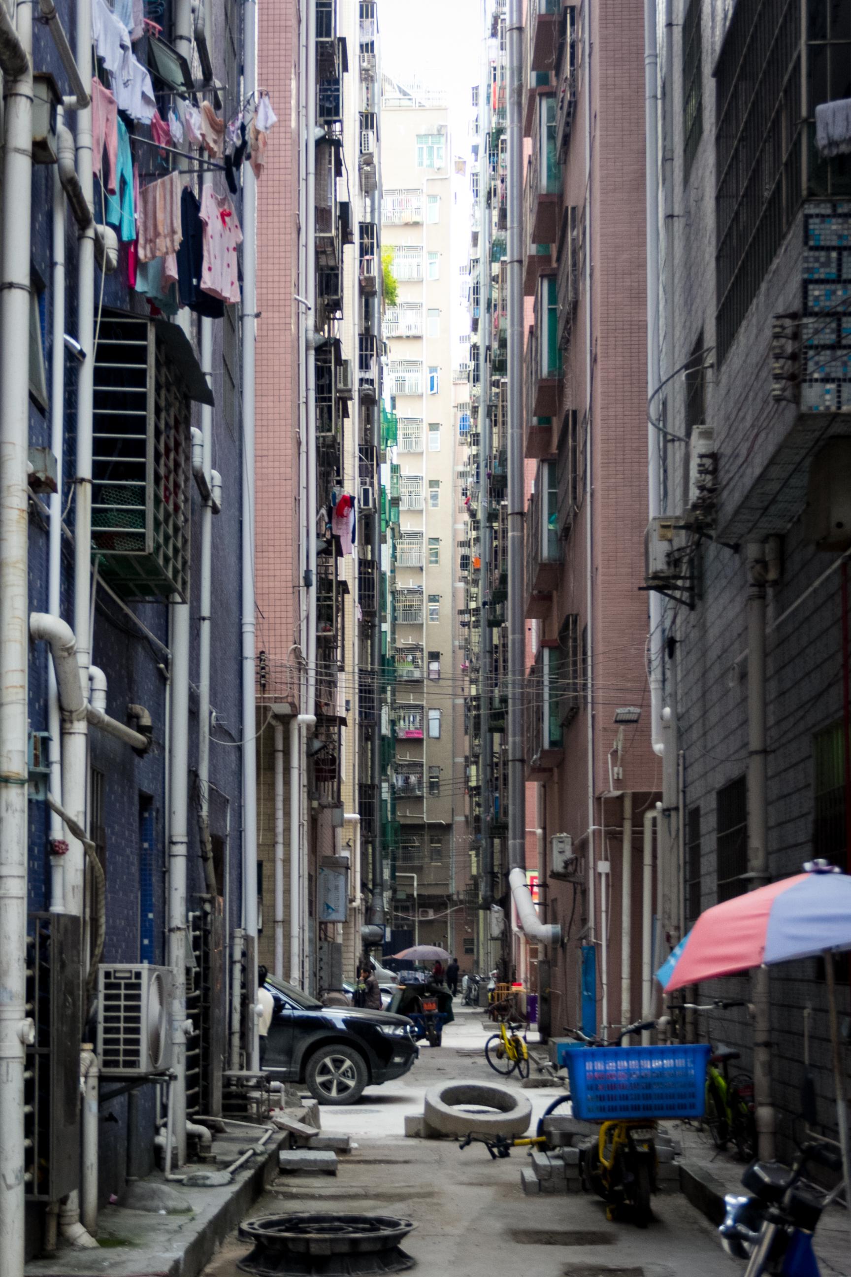 深圳城中村逸秀新村密集不堪的农民房中藏有大院豪宅