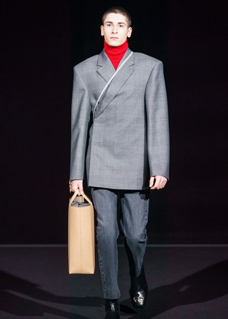 巴黎时装周balenciaga2019秋冬男装发布会(之一)_男装秀场|巴黎时装周
