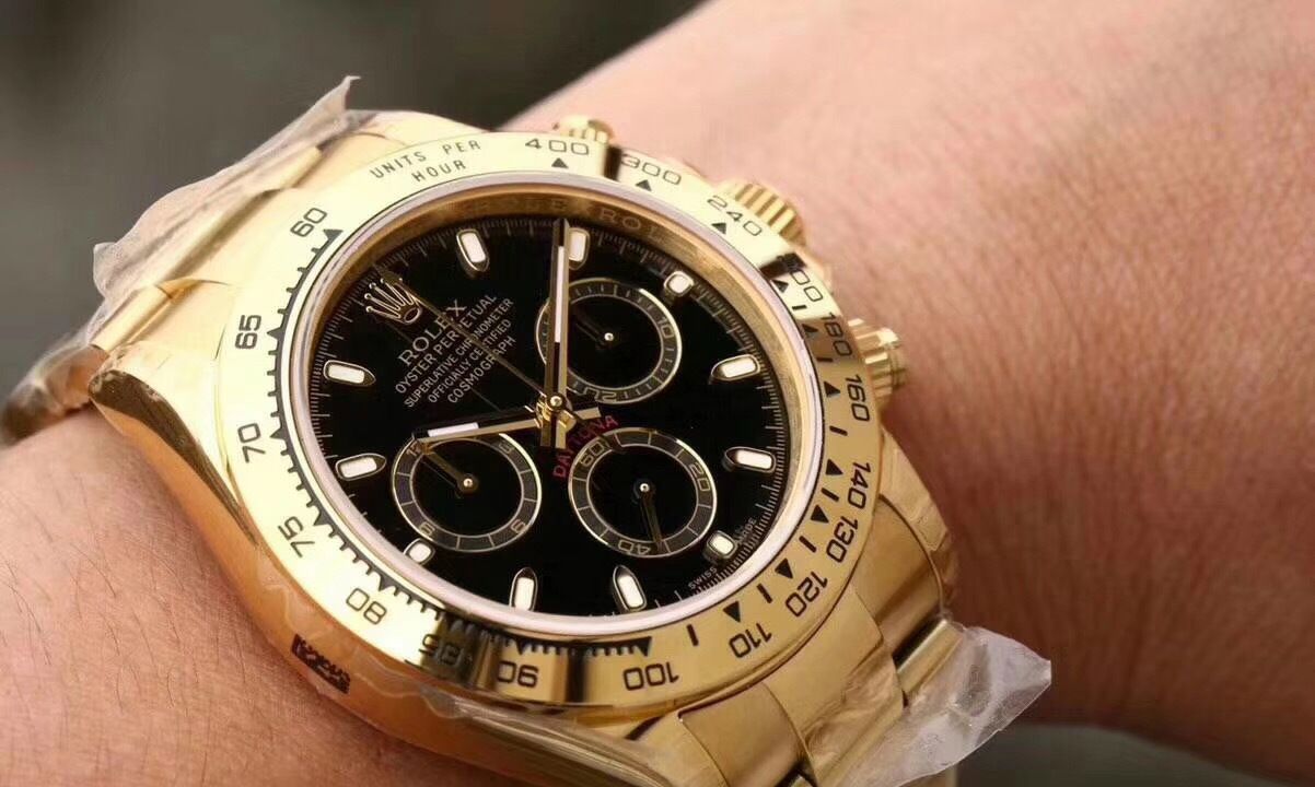 jh劳力士宇宙计时全金迪通拿金光闪闪你喜欢吗