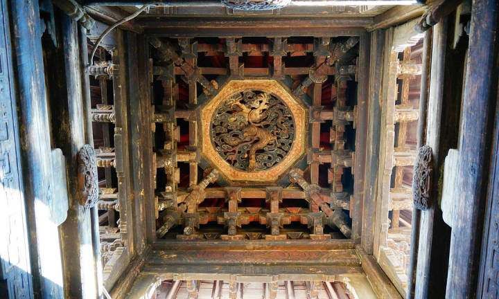 原来这些装饰物叫做“凿井”，真的好美|古人|汉赋|建筑|沈括|彩画_新浪新闻