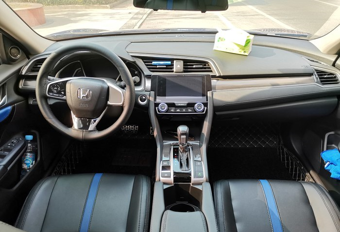 十代思域,燃动版,炫雅蓝思域提车作业