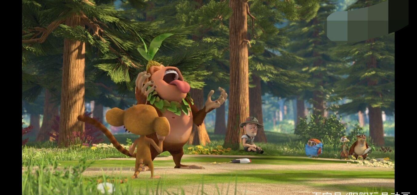 光头强为了挣钱游客乱扔垃圾也不管森林环境污染很严重