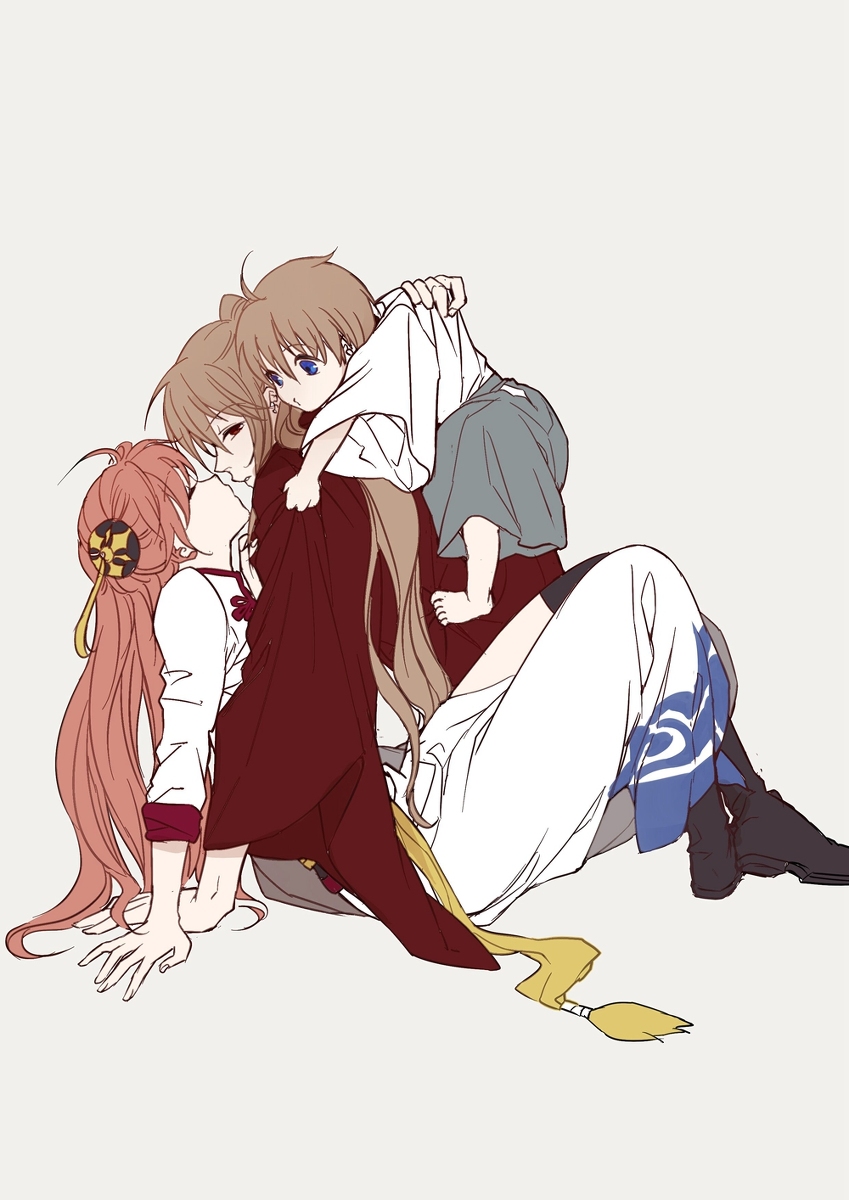 p站高人气插画loli武士大神的冲田神乐撒糖作品