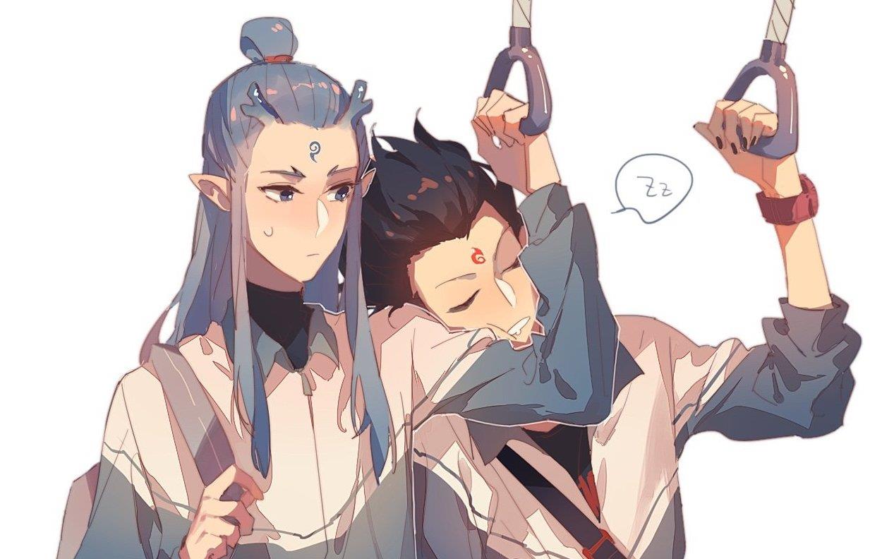《哪吒之魔童降世》藕饼重回校园,敖丙被哪吒梳小辫?