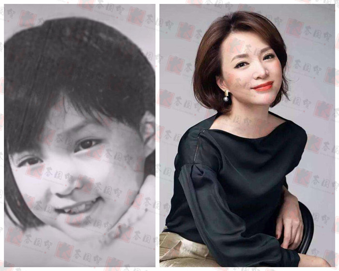 央视主持人董卿童年照曝光,短发大眼胖嘟嘟乖巧可爱