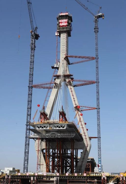 上海市闵浦三桥高度已经高达136米:位置随偏,高规格却超乎以往