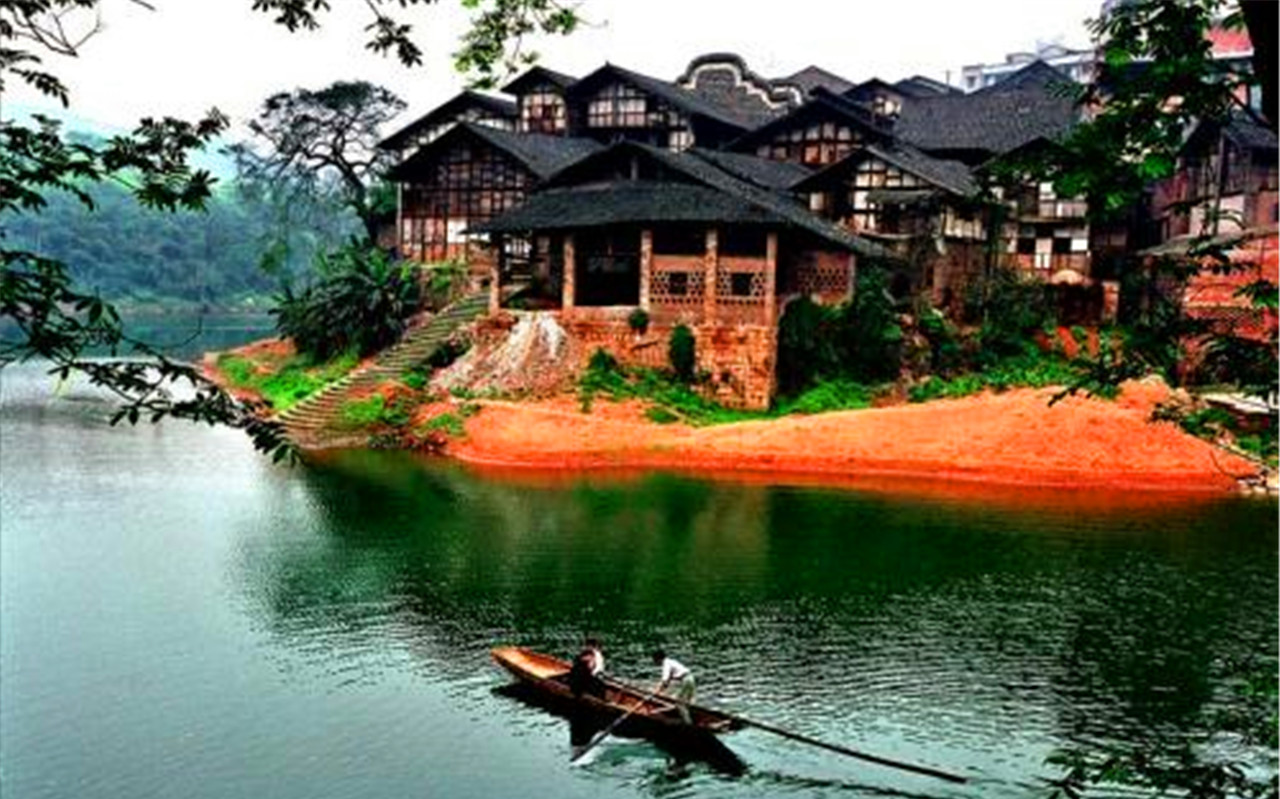 历史悠久,环境优美,风情独特,原始野趣,重庆市江津塘河古镇