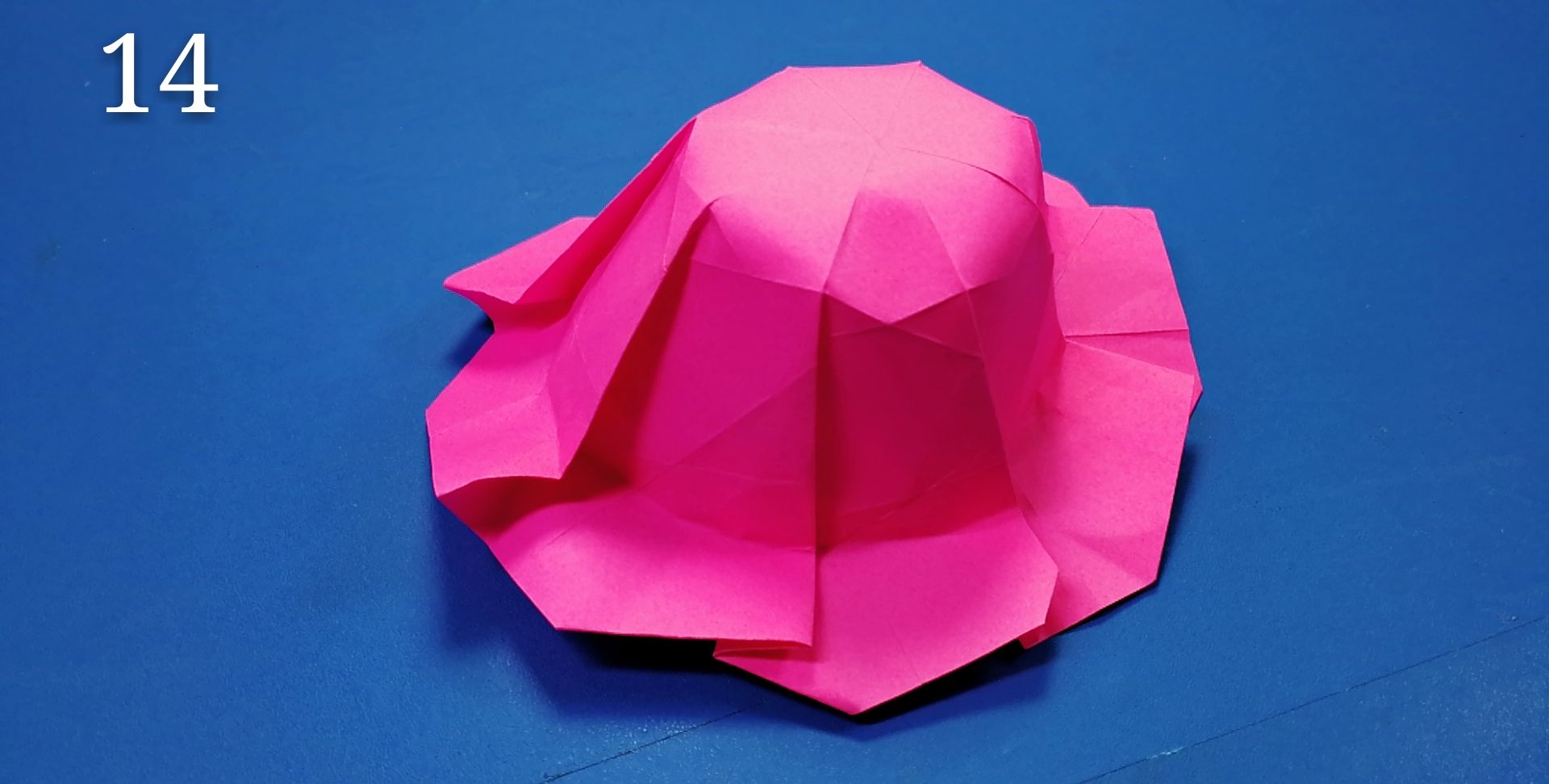 亲子折纸一顶漂亮的沙滩帽给孩子玩吧,帽子折纸详细步骤教程图解