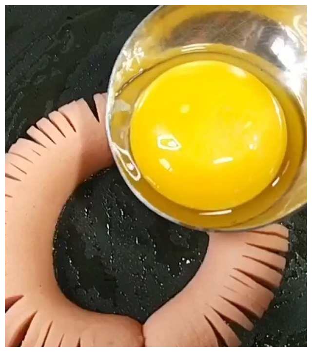 火腿肠太阳蛋图片