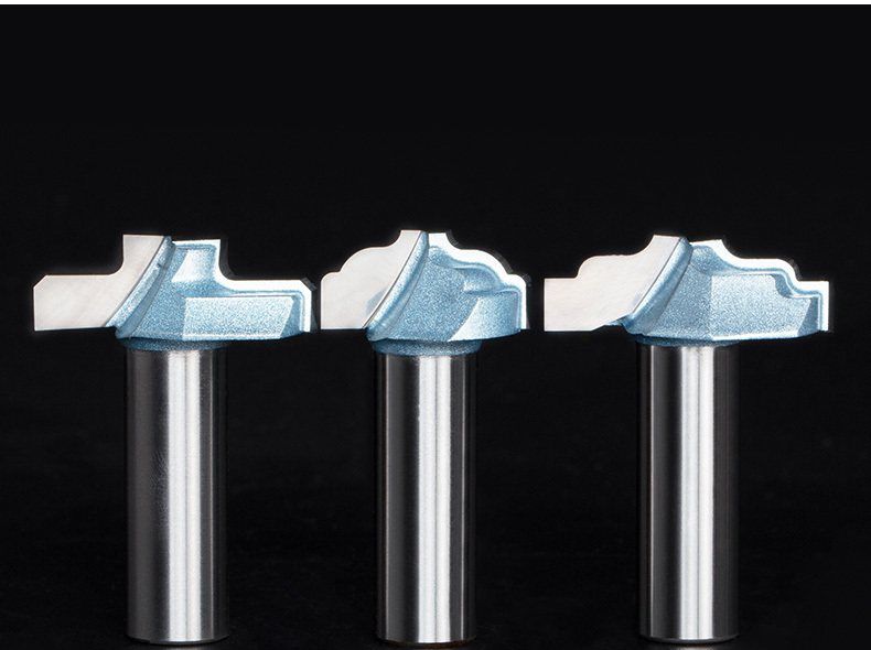 一组木工镂铣雕刻机用的刀具门板刀头