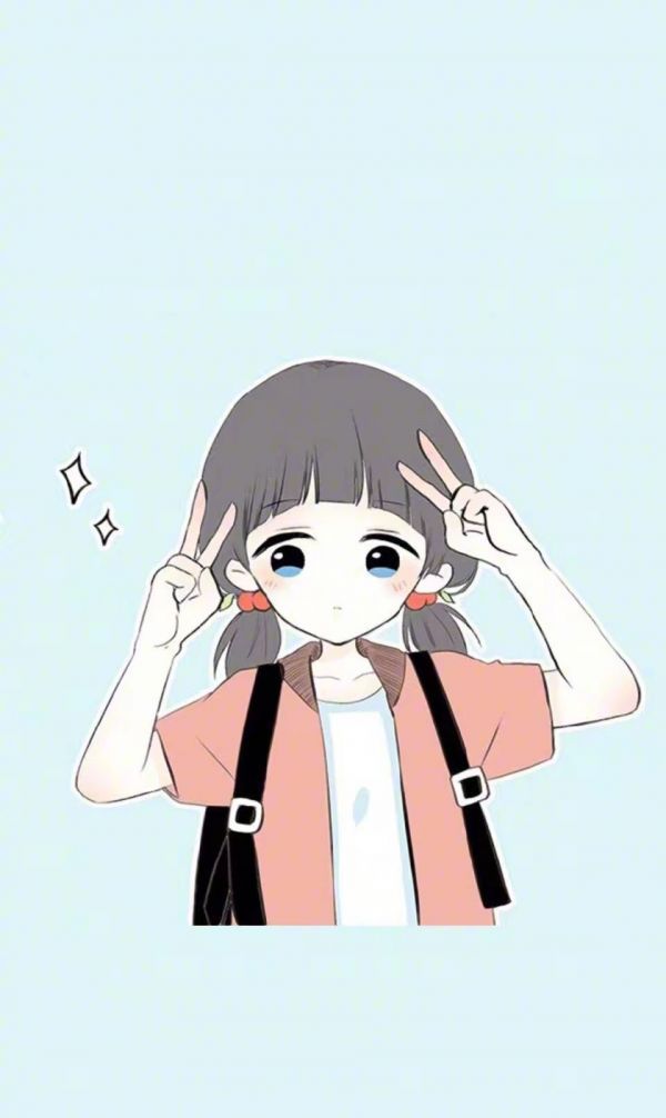情侣漫画壁纸 快点分享给自己对象吧