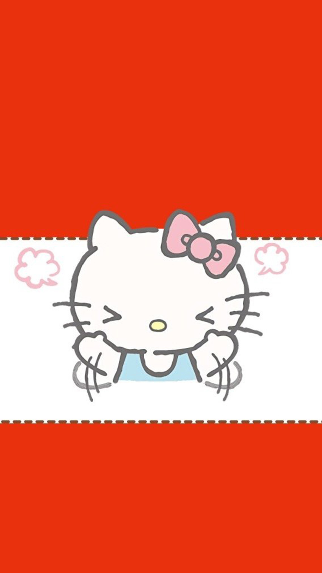 高清手机壁纸丨卡通kitty猫丨撩心情感短句