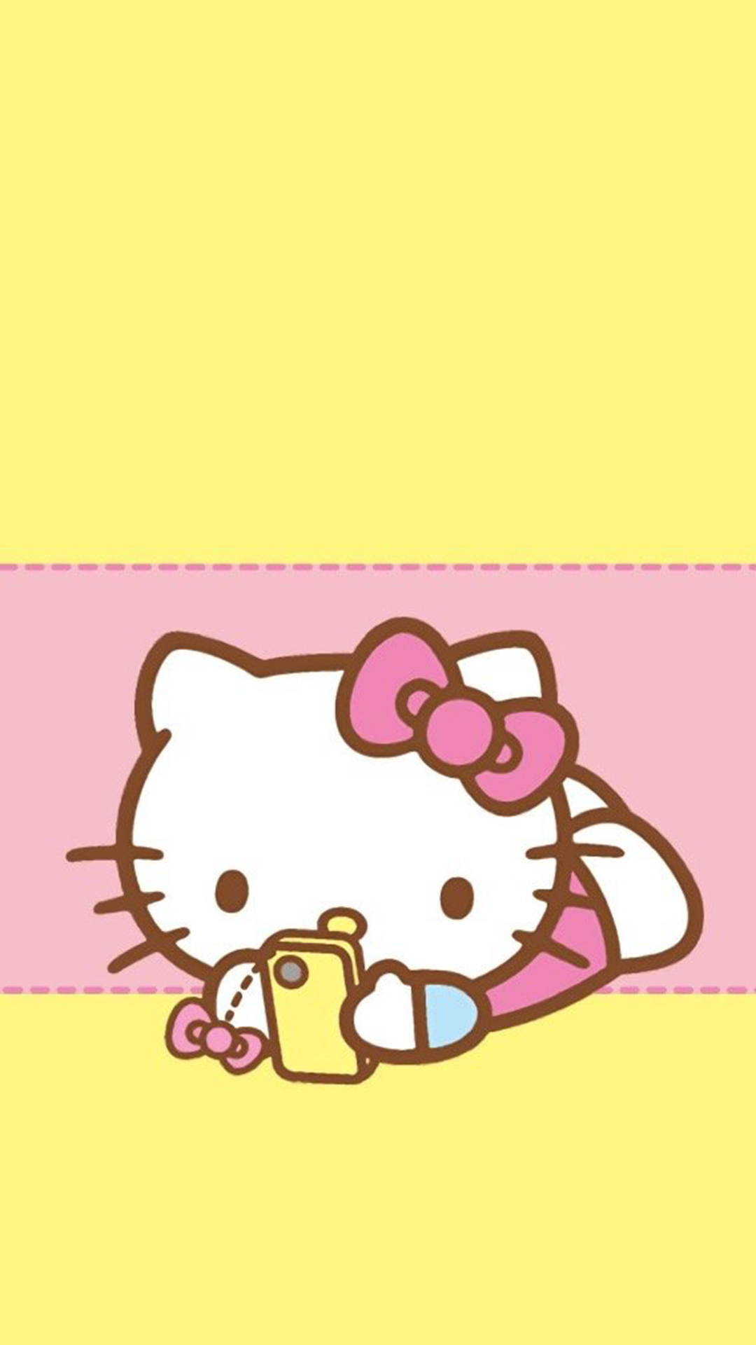 高清手机壁纸丨卡通kitty猫丨撩心情感短句