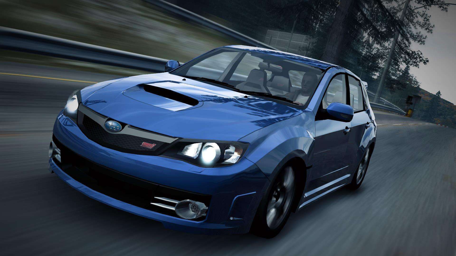 拉力赛之王,斯巴鲁sti,最原始的机械冲动!