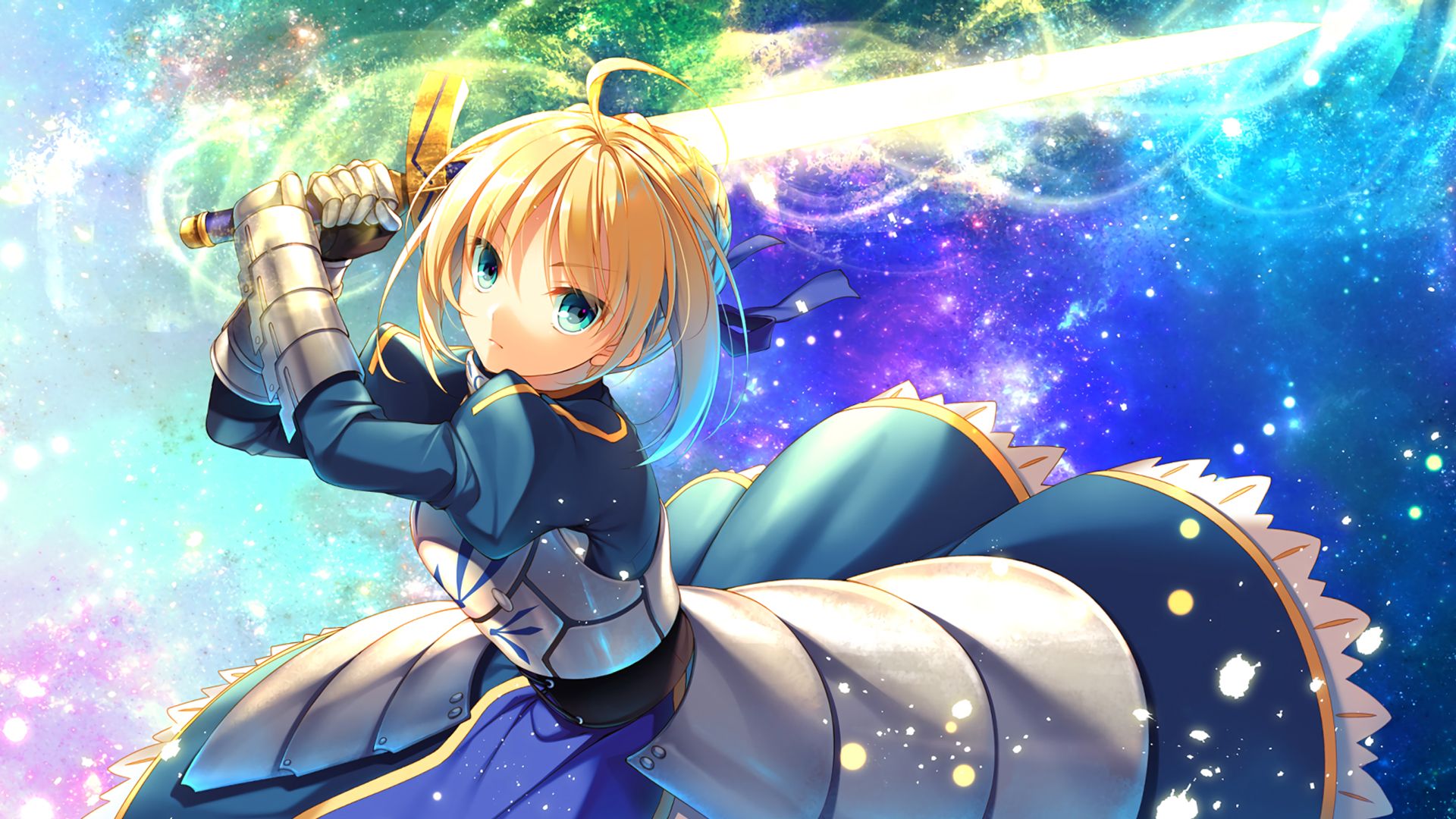 二次元高清养眼动漫美女桌面壁纸|二次元|美女|桌面壁纸_新浪新闻