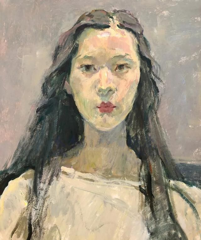 美术校考色彩,人物头像范画,杭州水木源老师作品选